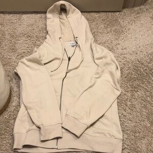 Goodfellow & Co Beige Zip-Up Hoodie